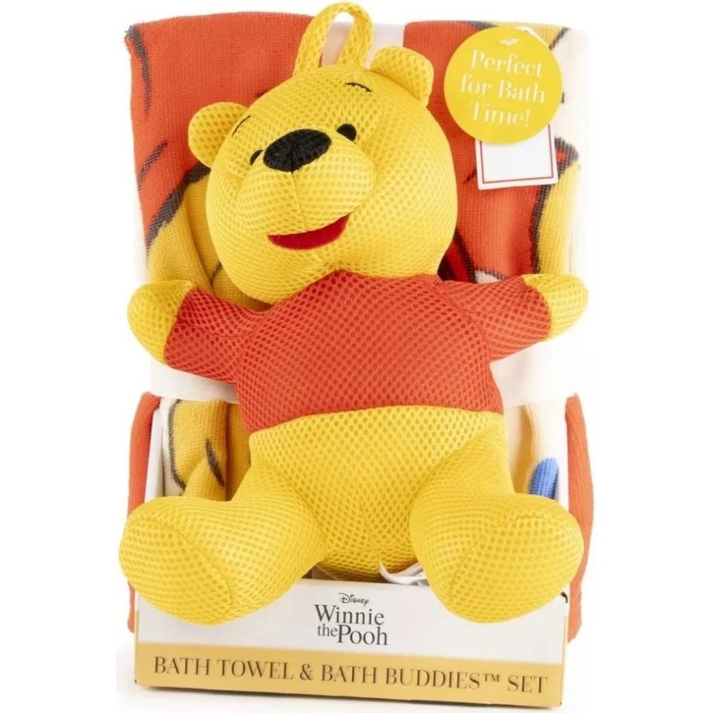 Brand new Disney Winnie the Pooh bath towel and Sponge gift set NWT